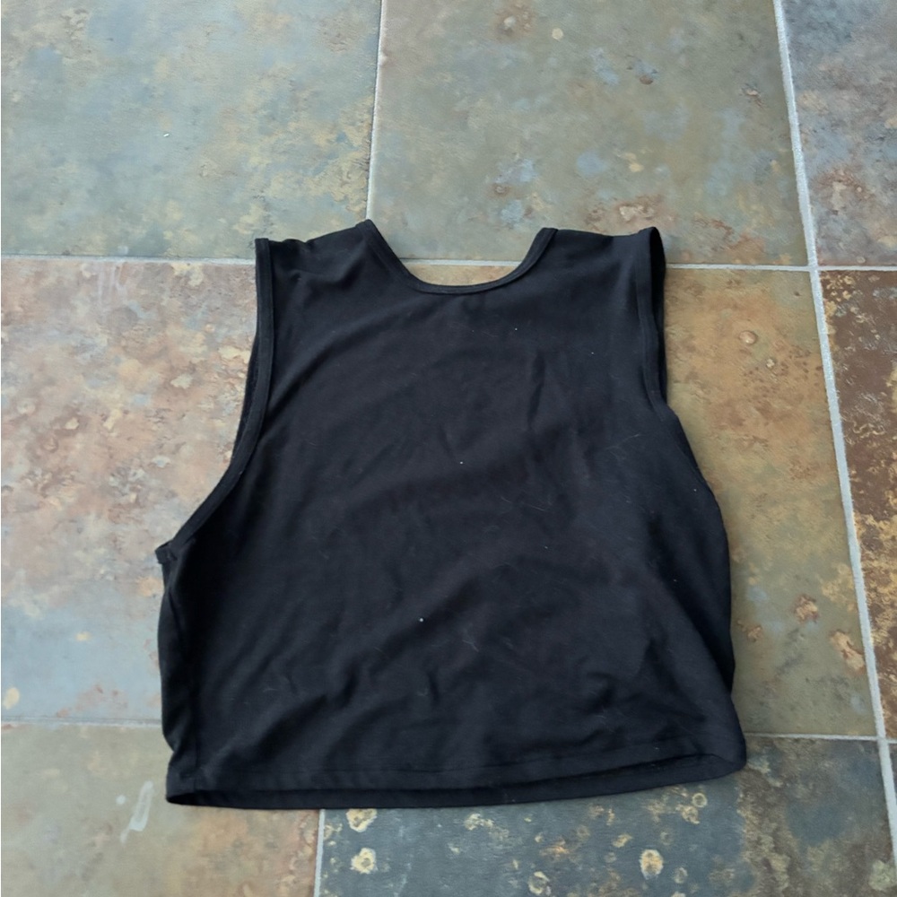 Ardene Black Muscle Tee for Women